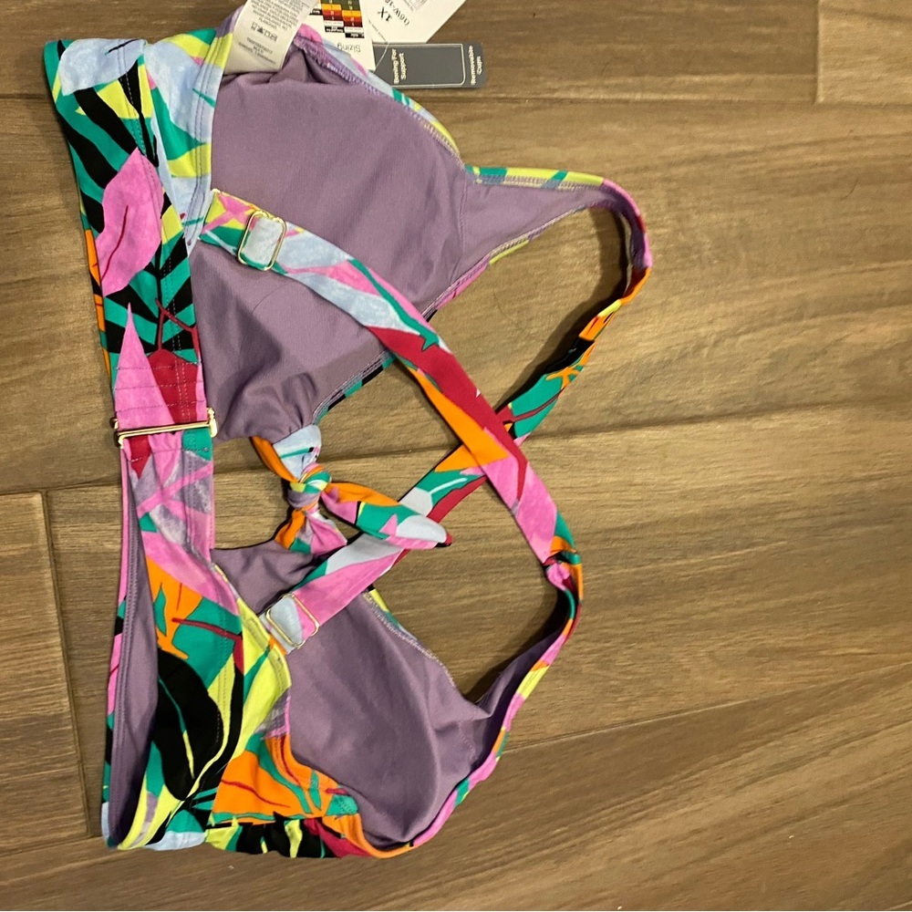 Colorful Halter Bikini Top - Picture 2 of 4